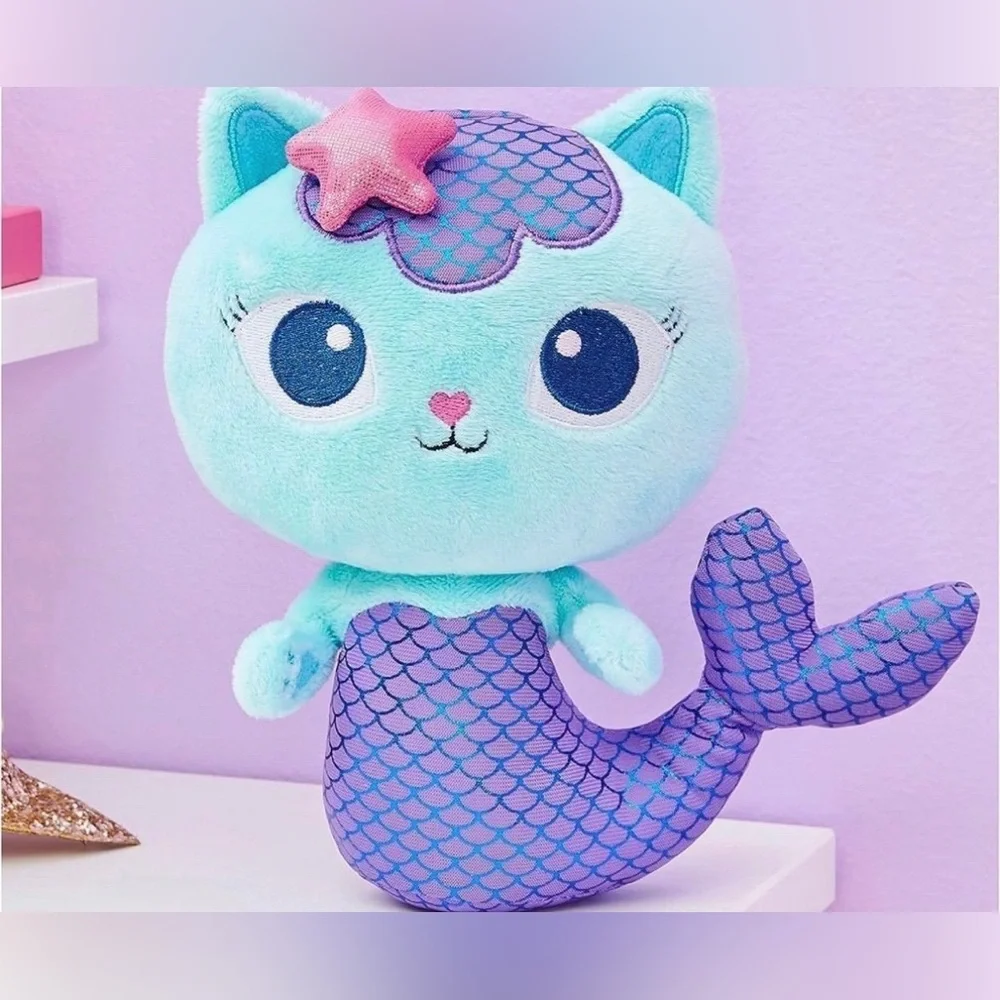 Plush Mercat Gabby’s dollhouse mermaid cat NEW